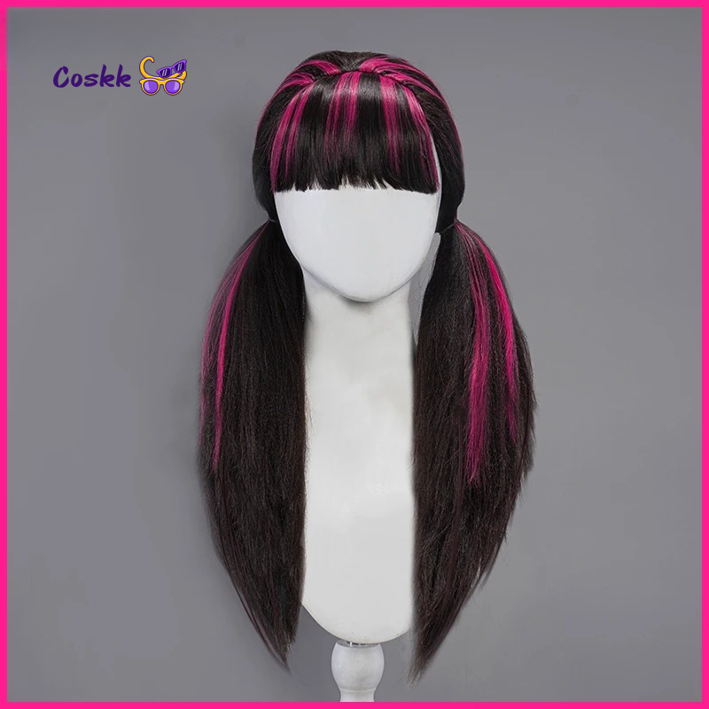 Anime Cosplay Pink - Draculauraa Cosplay Wig Long Hair 60CM