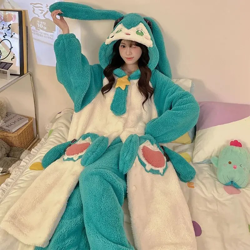 Anime Cosplay Anya - Cute Cartoon Anime Hatsune Miku Pajamas