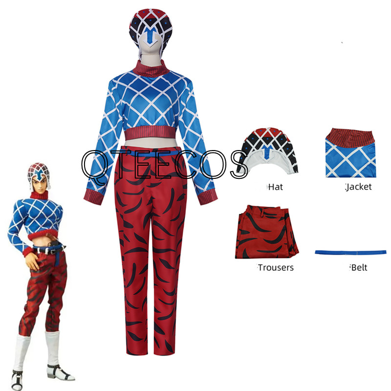 Jojo Guīdo Mista Cosplay Bizar - огляд і ціна Jojo Bizarre Hat