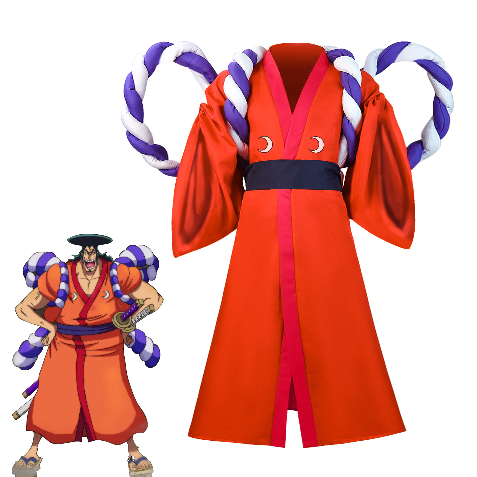 Wano Country Kozuki Oden Cospl - огляд і ціна Anime Cosplay Kimono