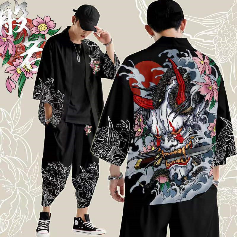Large Size 5XL 6XL Japanese Ki - огляд і ціна Demon Slayer Haori