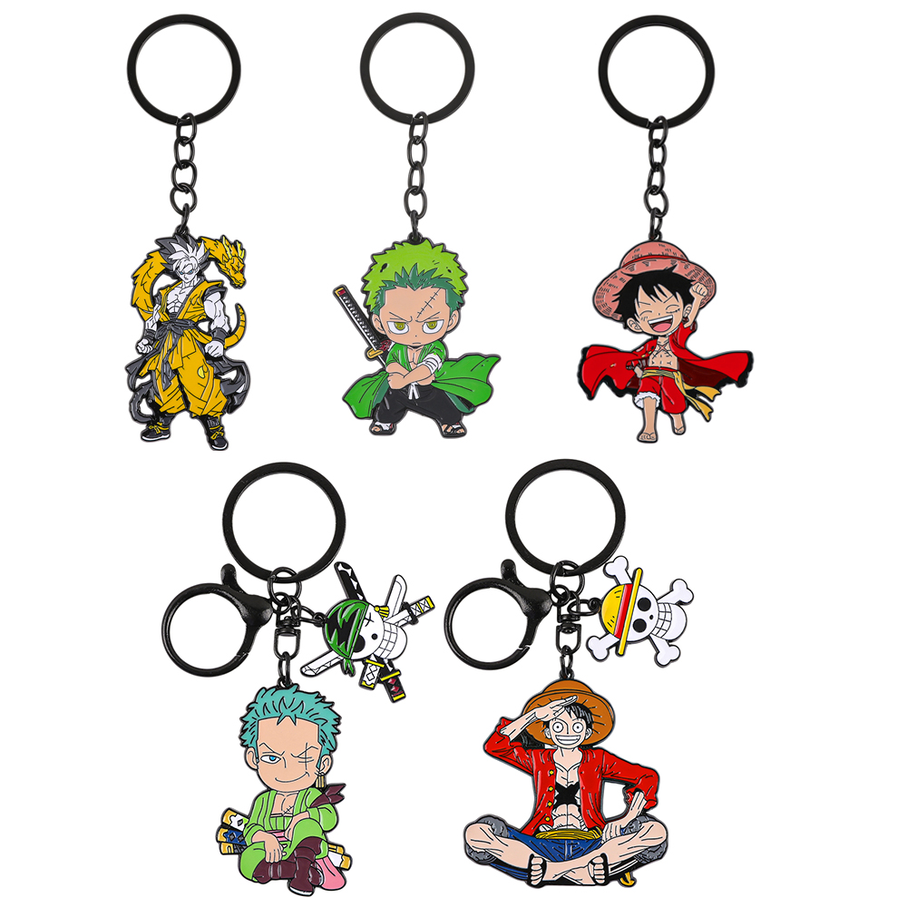 One Piece Anime Keychain Set - - огляд і ціна Cosplay Anime Zoro