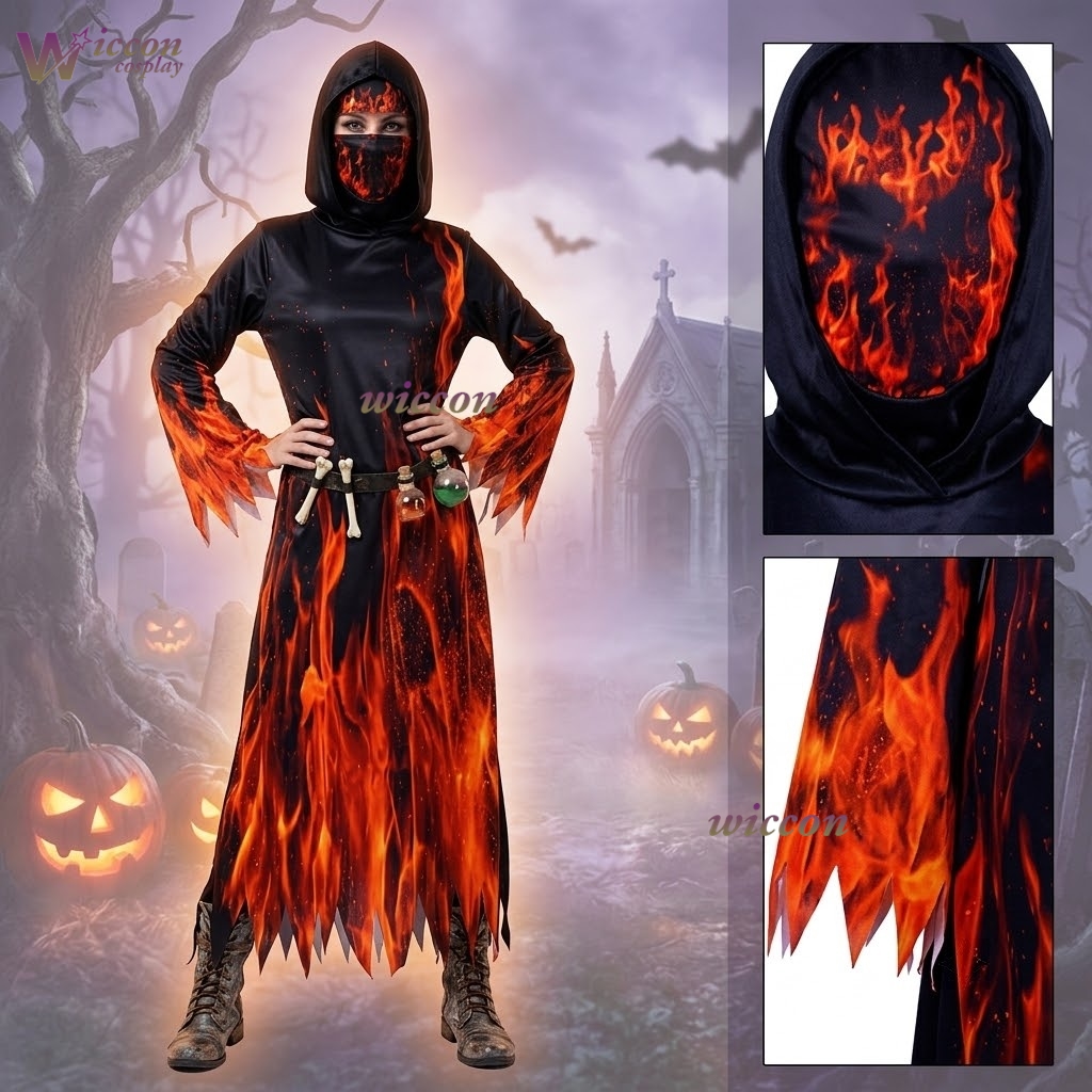 Halloween adult women's costum - огляд і ціна Anime Cosplay Makeup