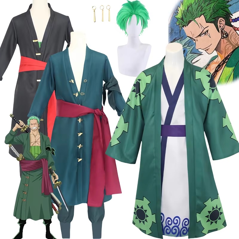 Bilibili Roronoa Zoro Cosplay  - огляд і ціна Cosplay Anime Zoro