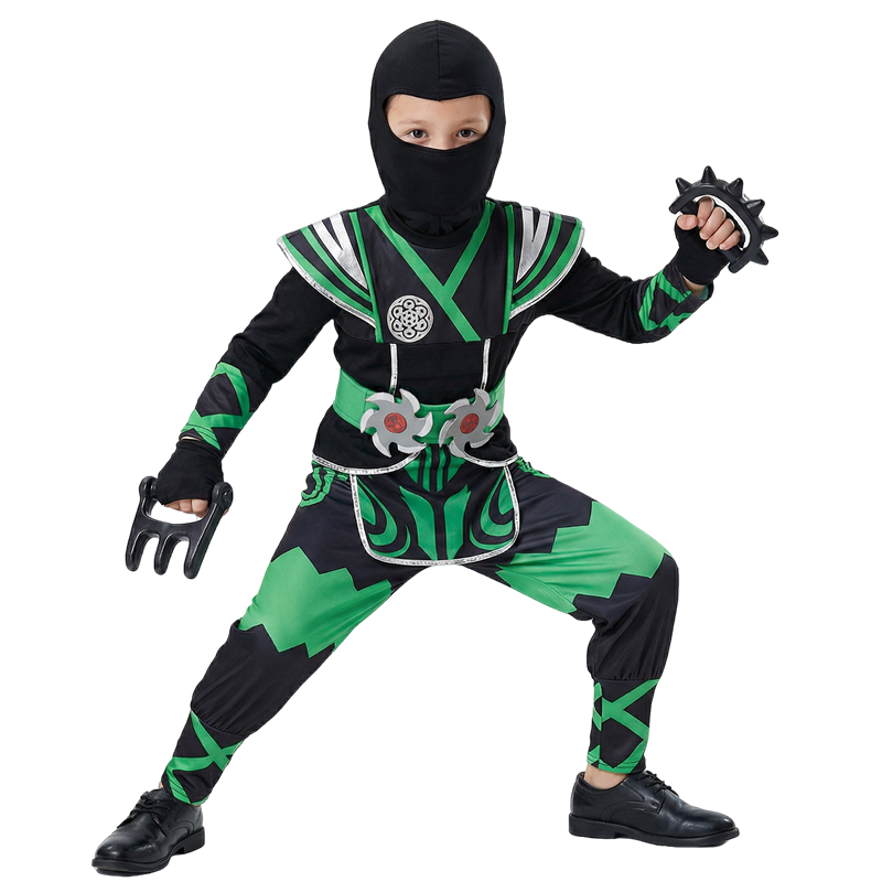 Green Ninja Costume for Kids w - огляд і ціна Anime Cosplay Boy