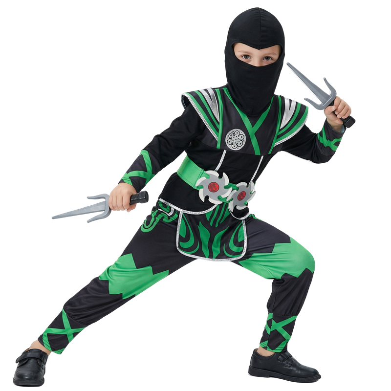Green Ninja Costume for Kids w - огляд і ціна Anime Cosplay Boy