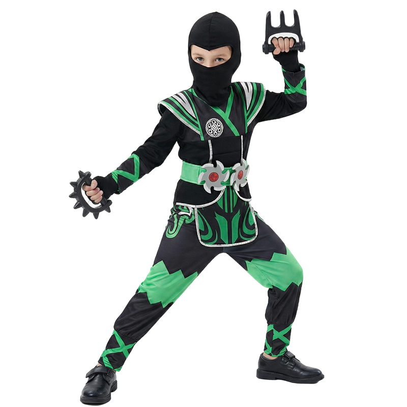 Green Ninja Costume for Kids w - огляд і ціна Anime Cosplay Boy