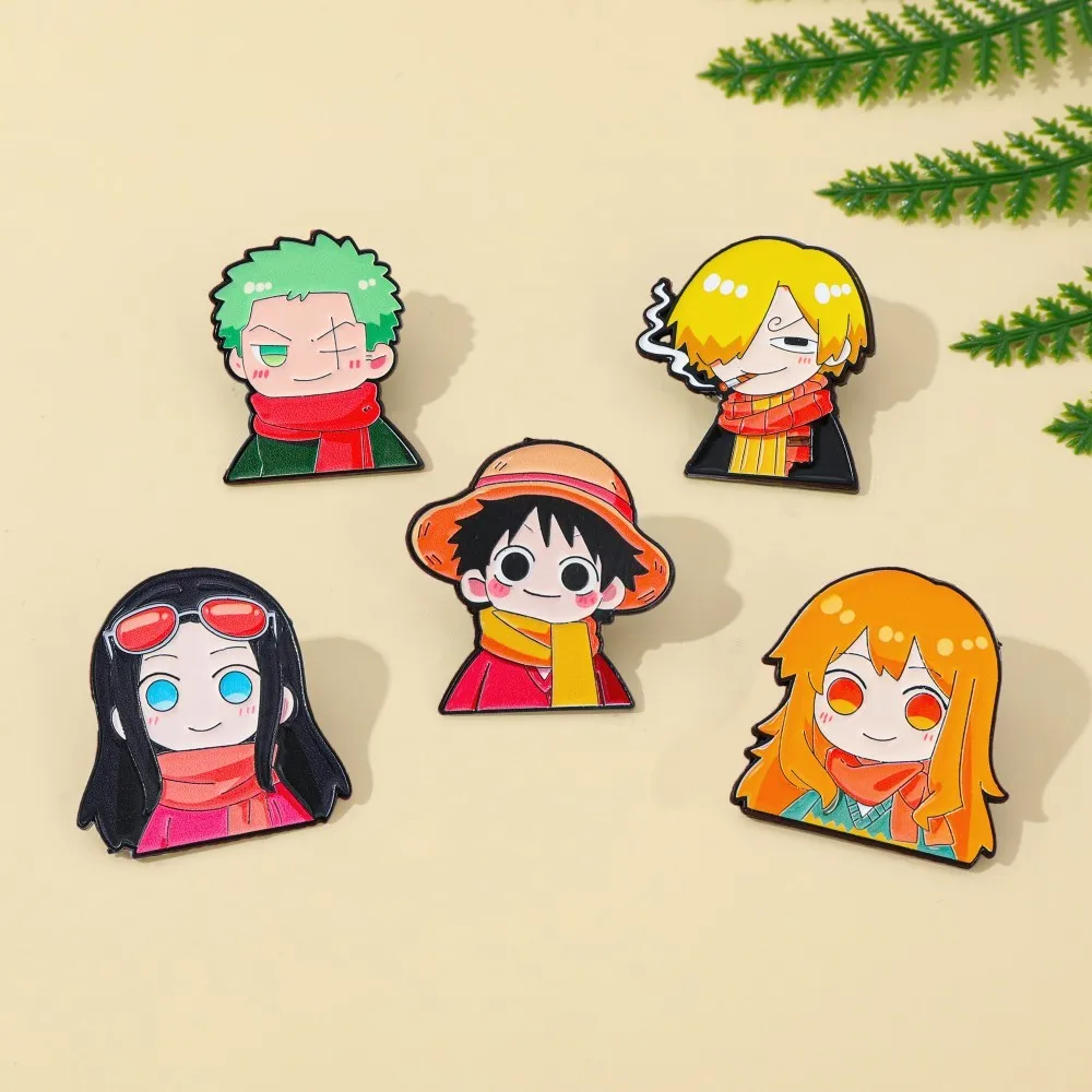 5 Pcs Cute Anime Cartoon Brooc - огляд і ціна Cosplay Anime Zoro