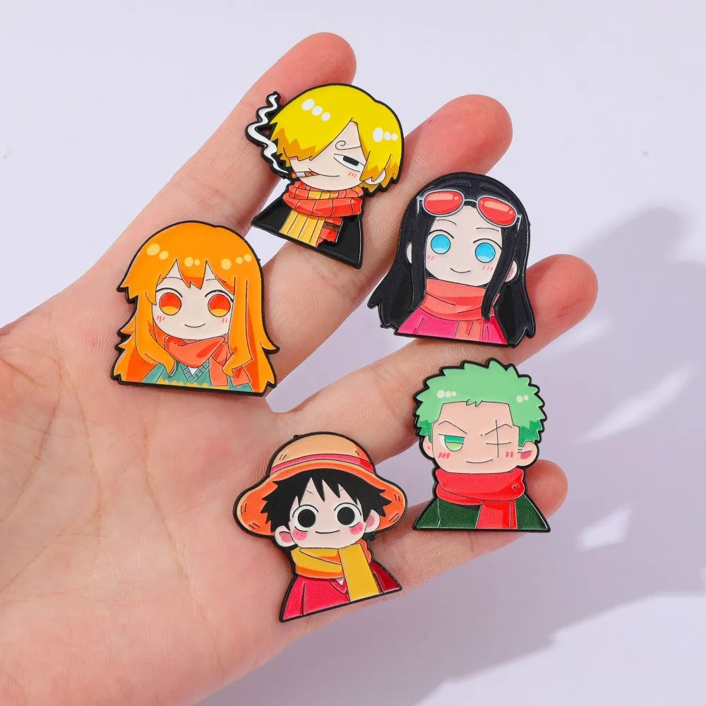 5 Pcs Cute Anime Cartoon Brooc - огляд і ціна Cosplay Anime Zoro