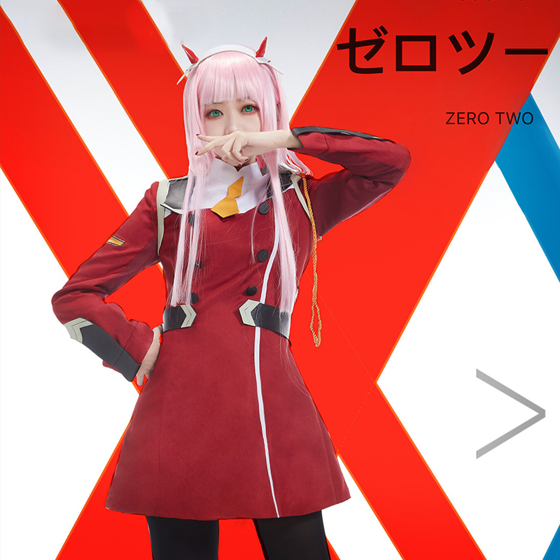 2018 New Japanese Anime DARLIN - огляд і ціна Anime Cosplay Zero Two