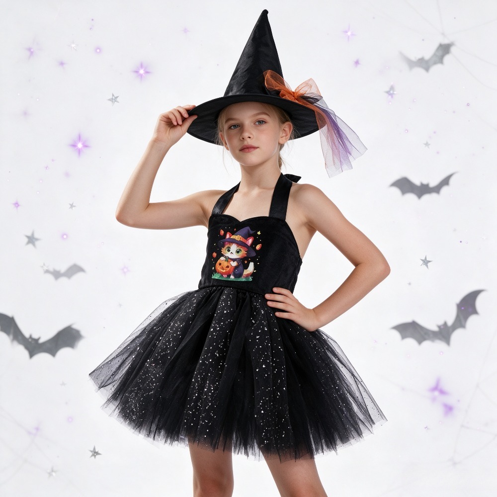 cute Cat Pumpkin Animal Mesh T - огляд і ціна Anime Cosplay Simple