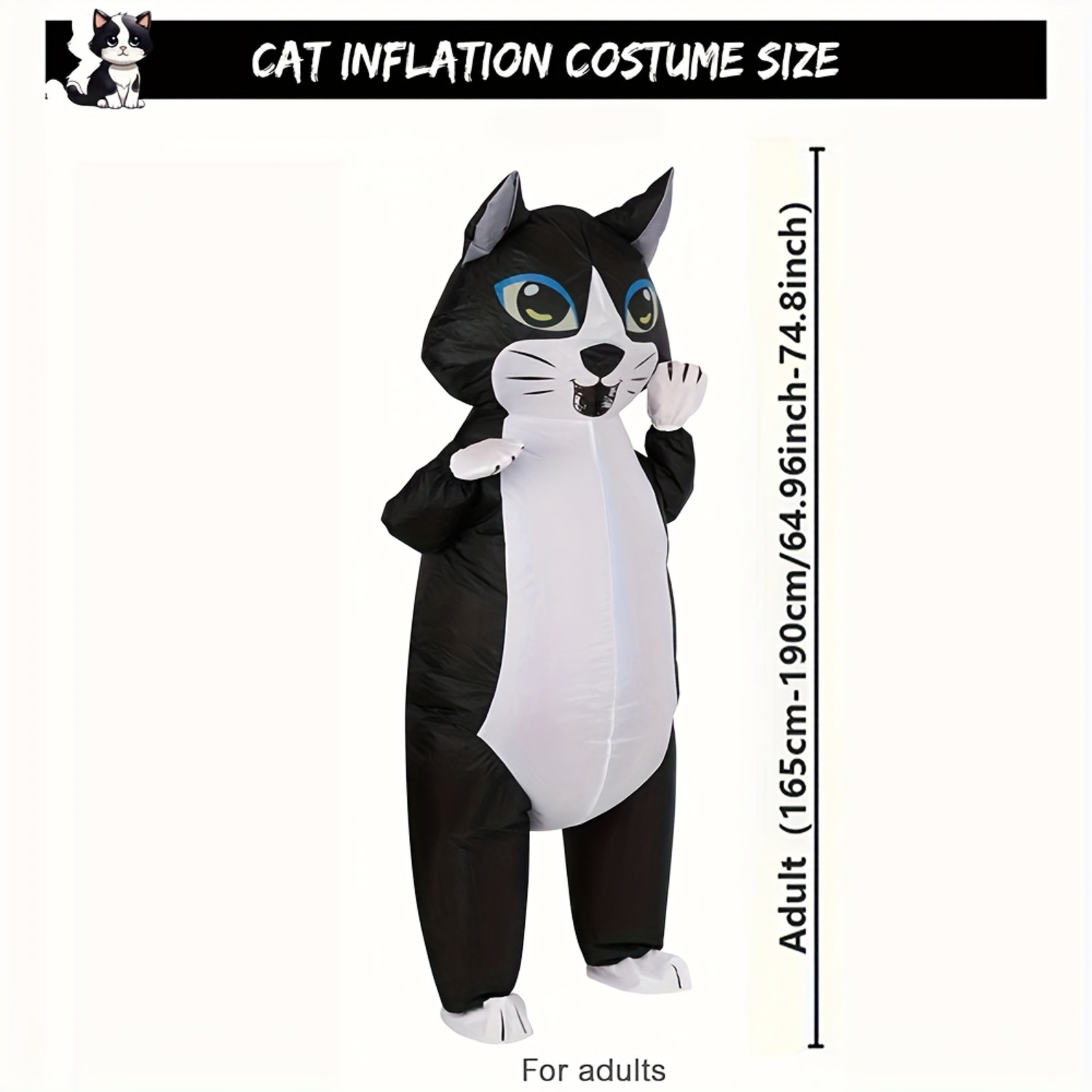 Inflatable Cat Costume Adult,  - огляд і ціна Anime Cosplay Simple