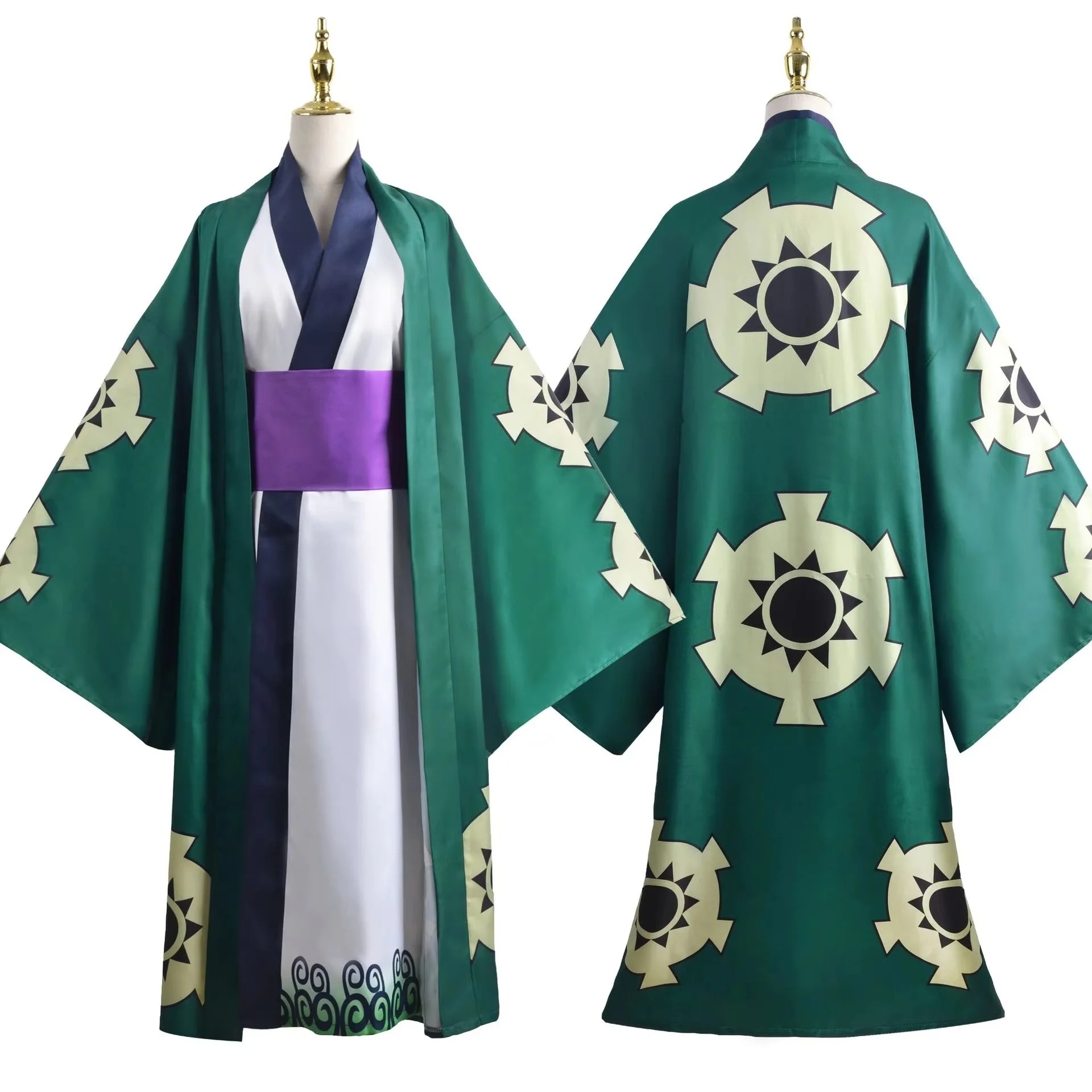 Green Roronoa Zoro Kimono Cosp - огляд і ціна Cosplay Anime Zoro