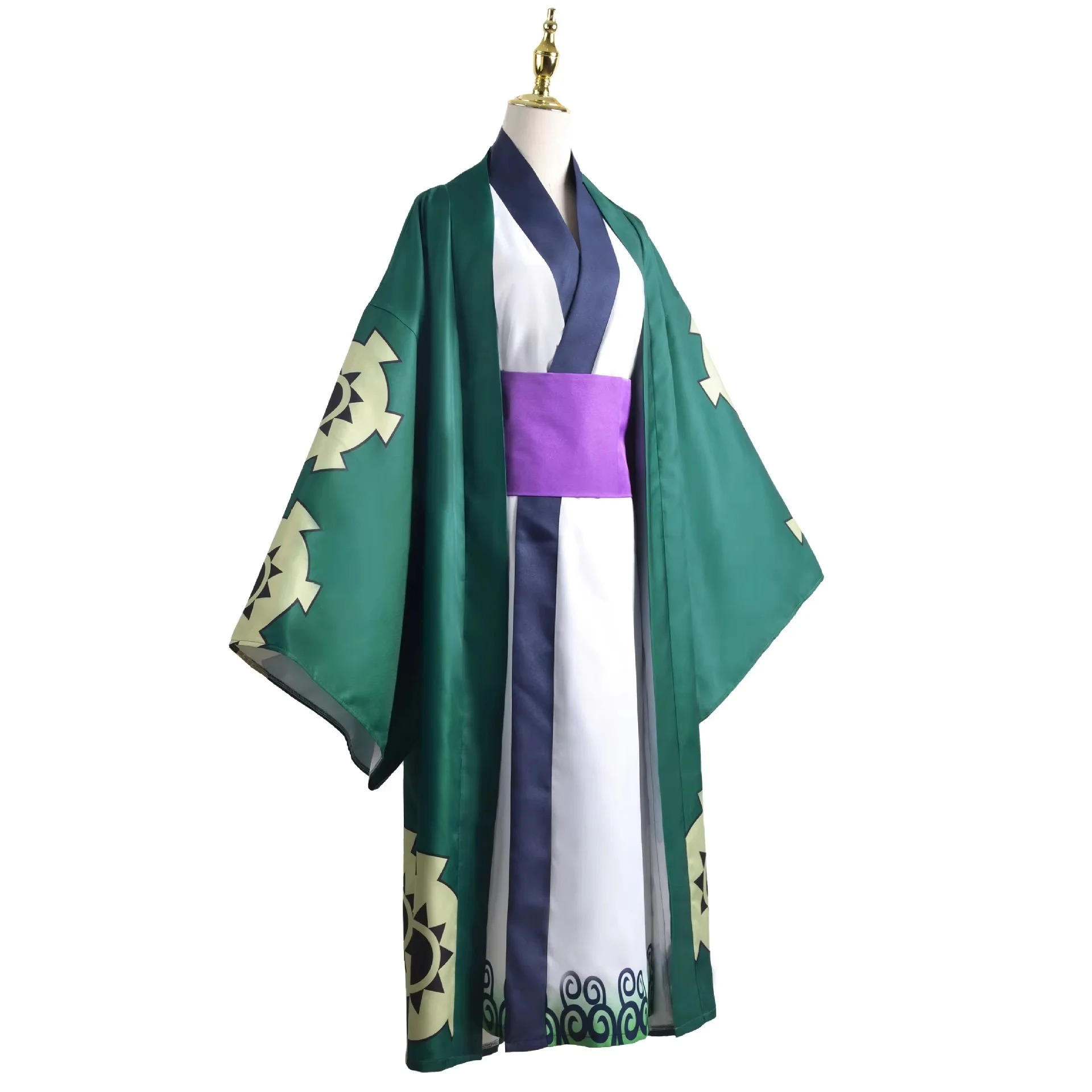 Green Roronoa Zoro Kimono Cosp - огляд і ціна Cosplay Anime Zoro