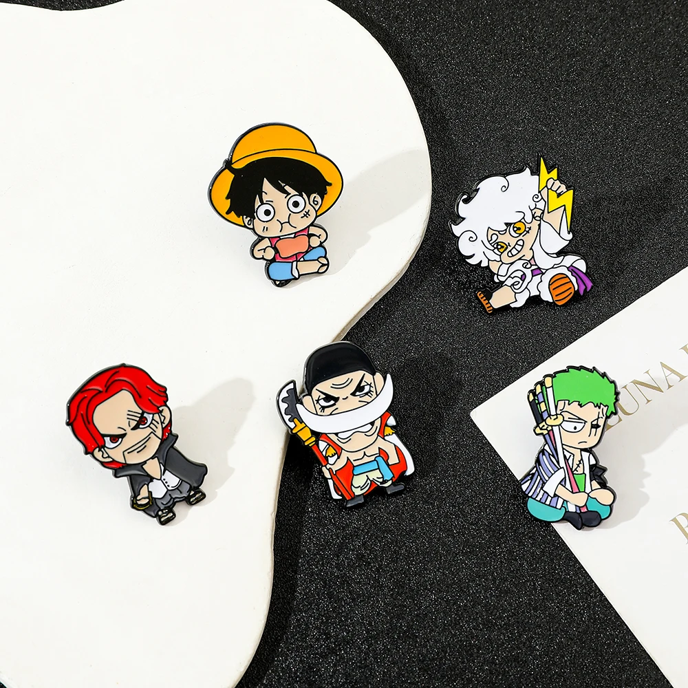 5 Pcs Personality Brooch Cute  - огляд і ціна Cosplay Anime Zoro