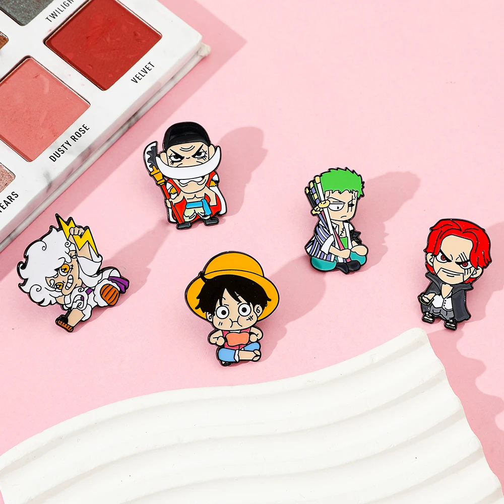 5 Pcs Personality Brooch Cute  - огляд і ціна Cosplay Anime Zoro